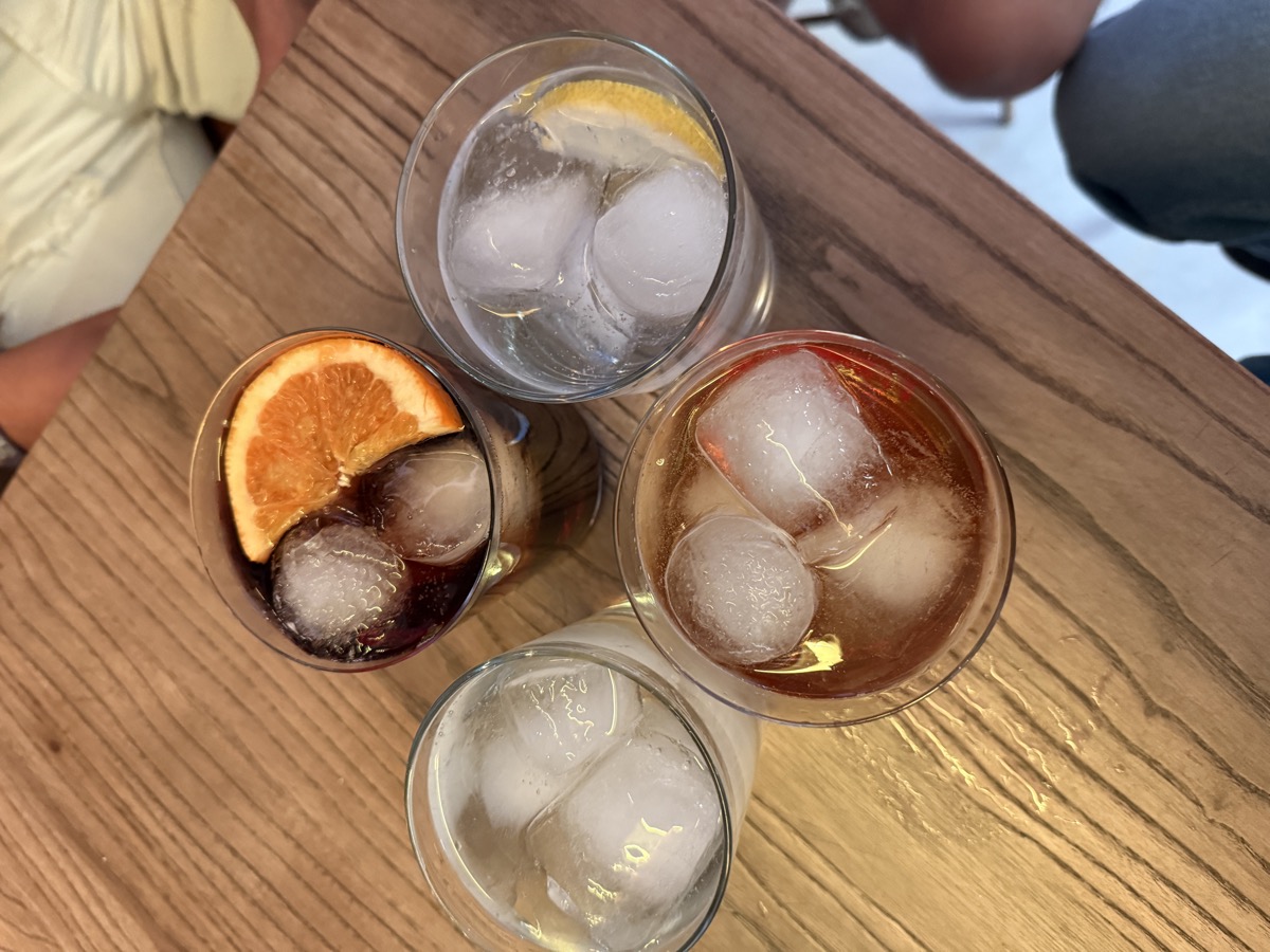 Copas en la terraza